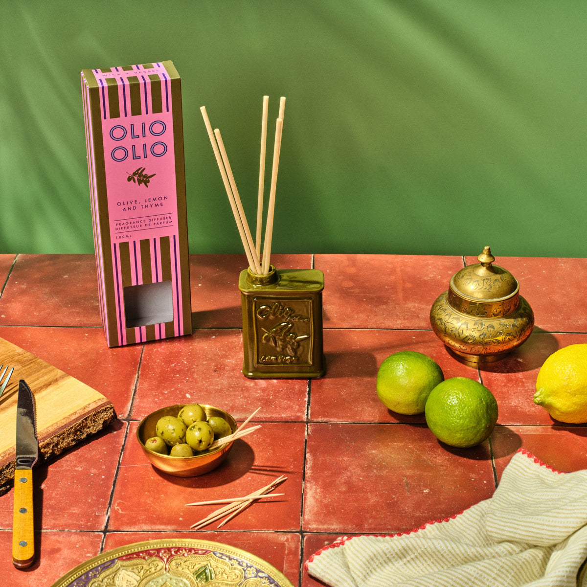 Olive Oil Green 100ml Diffuser