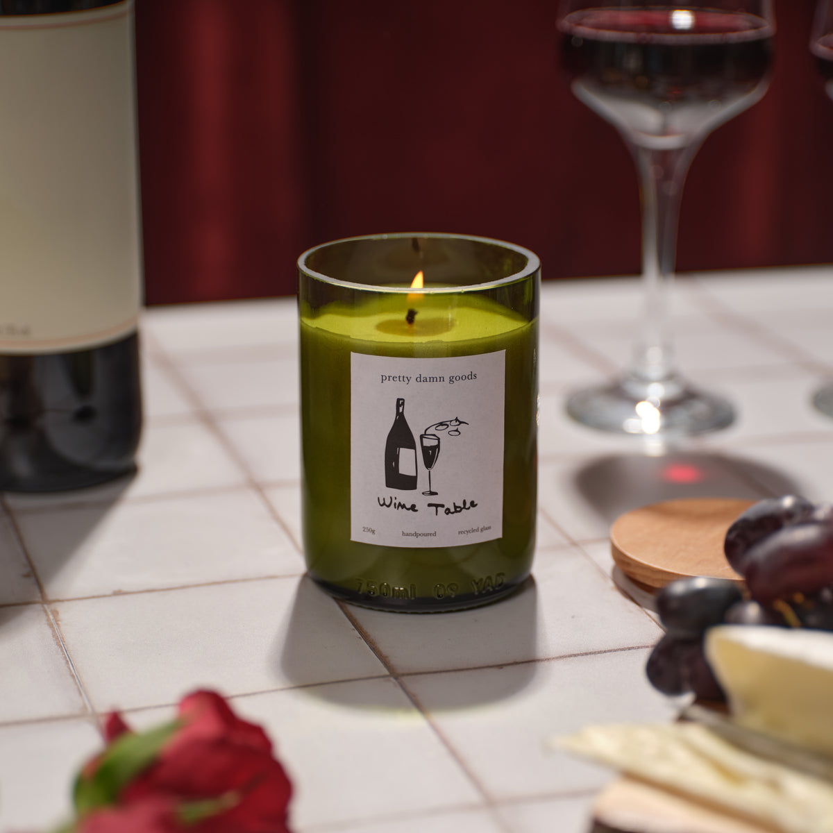 Wine Candle: Wine Table