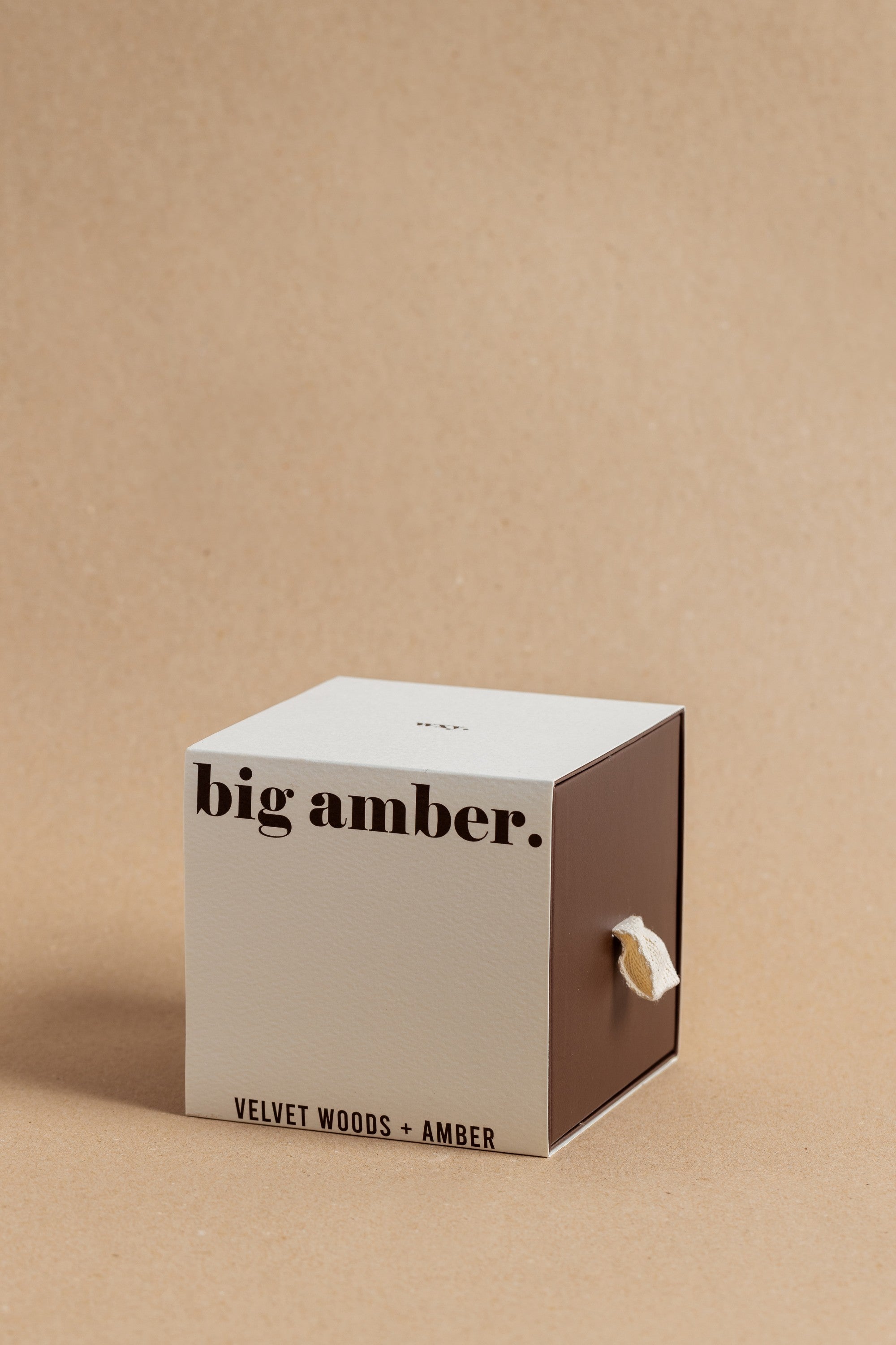 big amber. candle