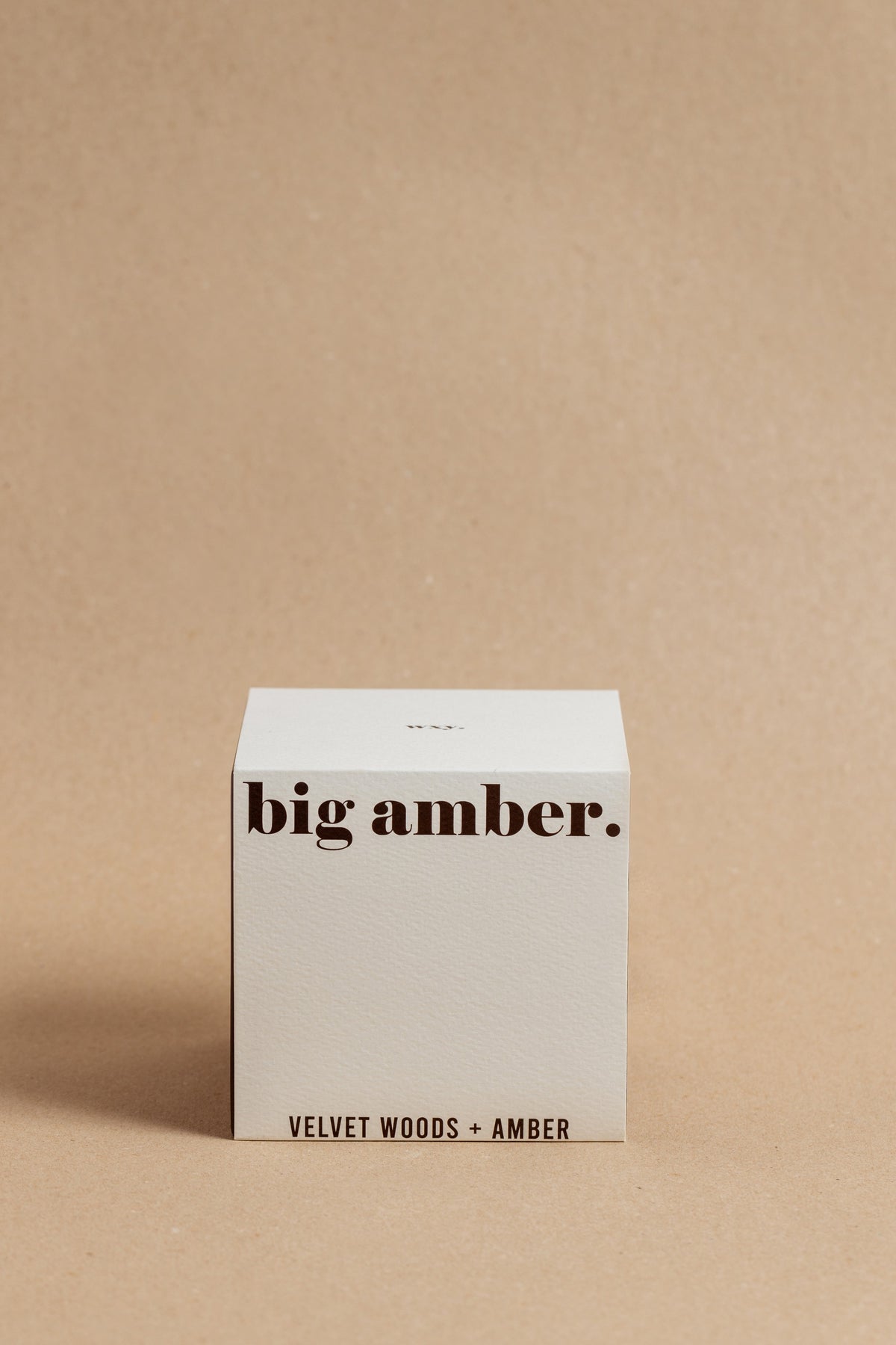 big amber. candle