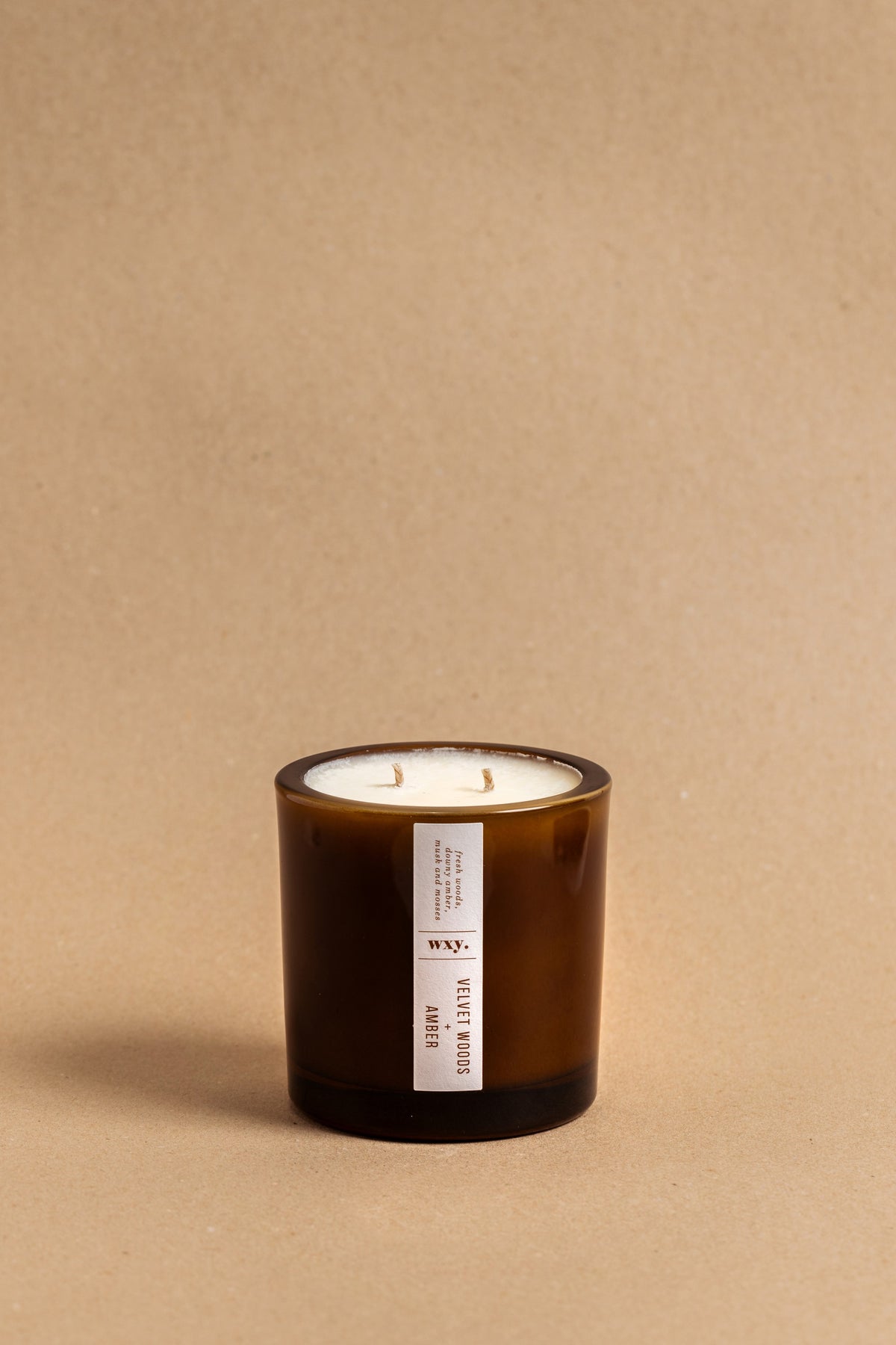 big amber. candle
