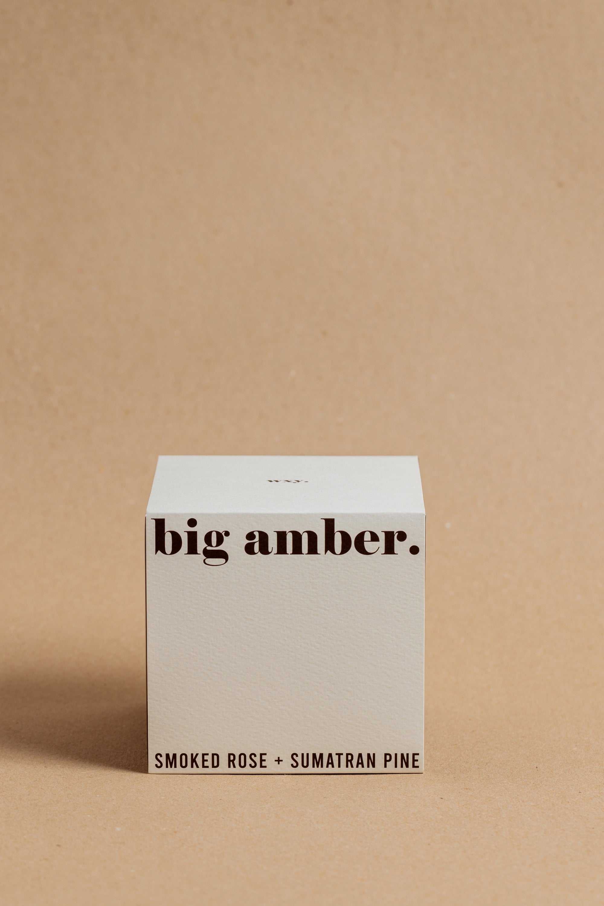 big amber. candle