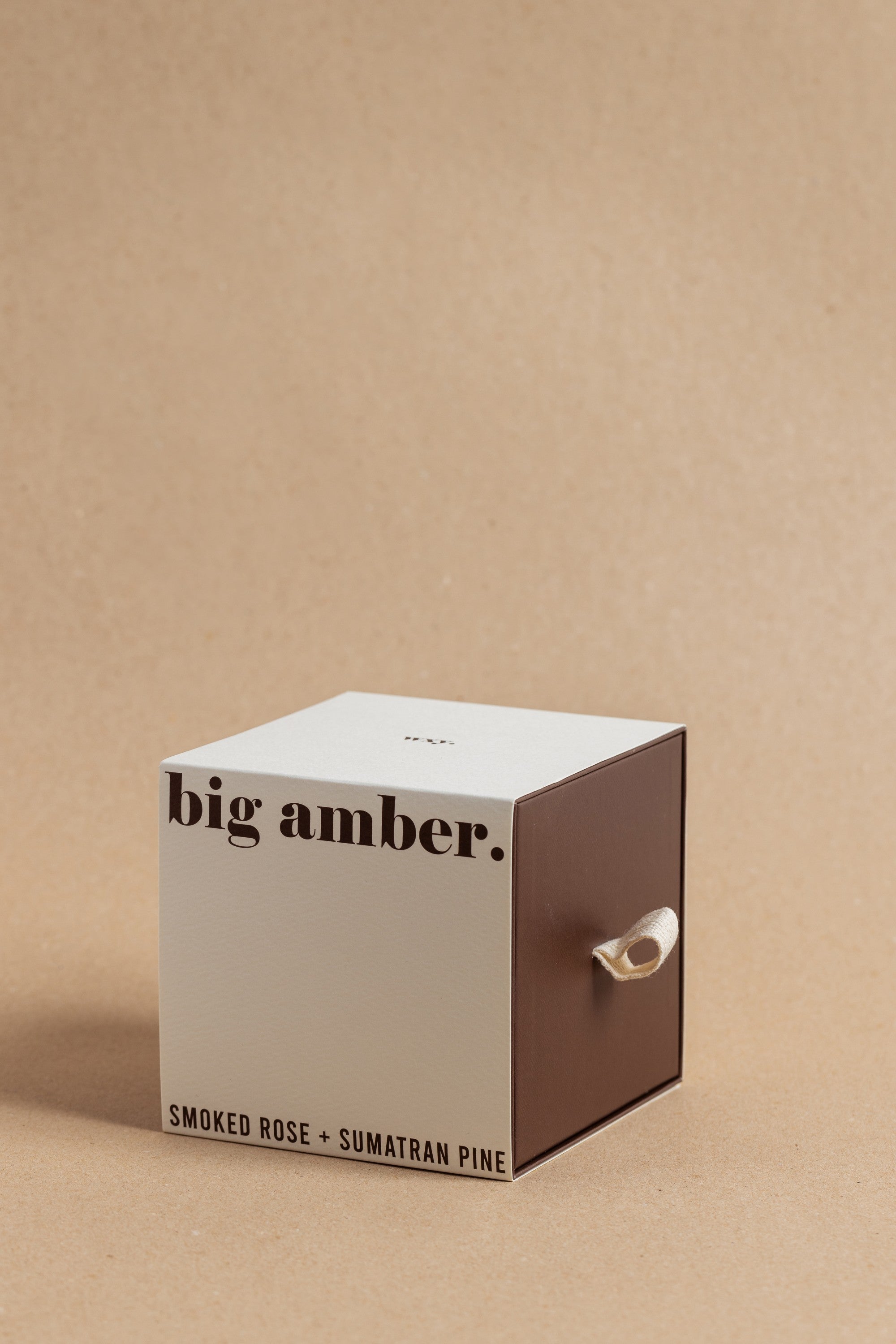 big amber. candle