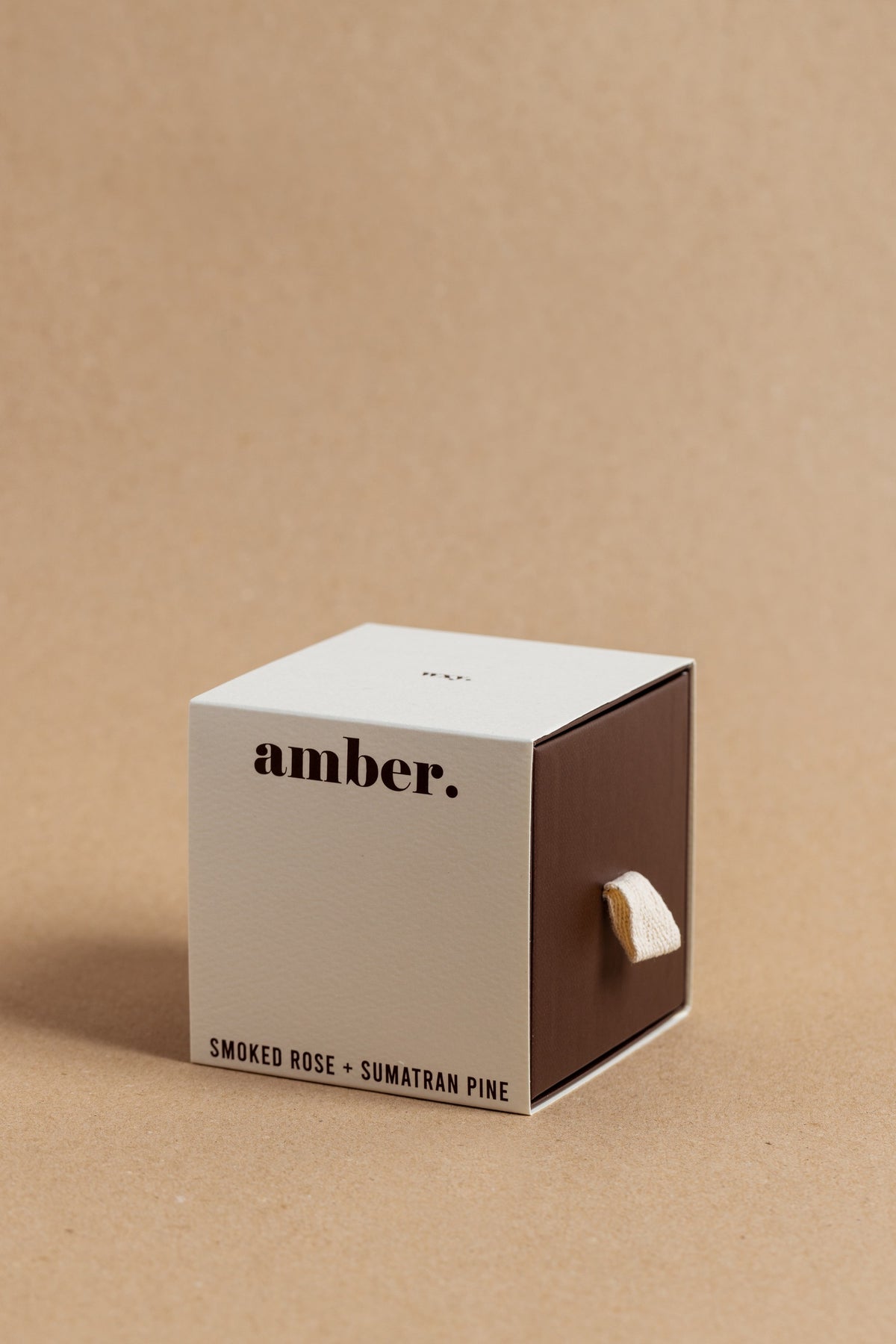 mini amber. candle