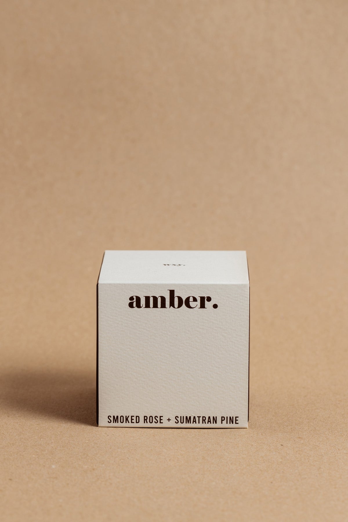 mini amber. candle
