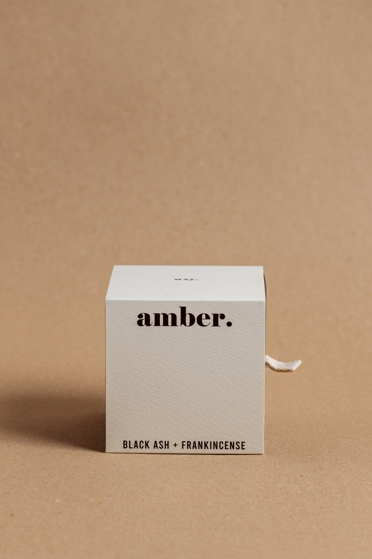 mini amber. candle